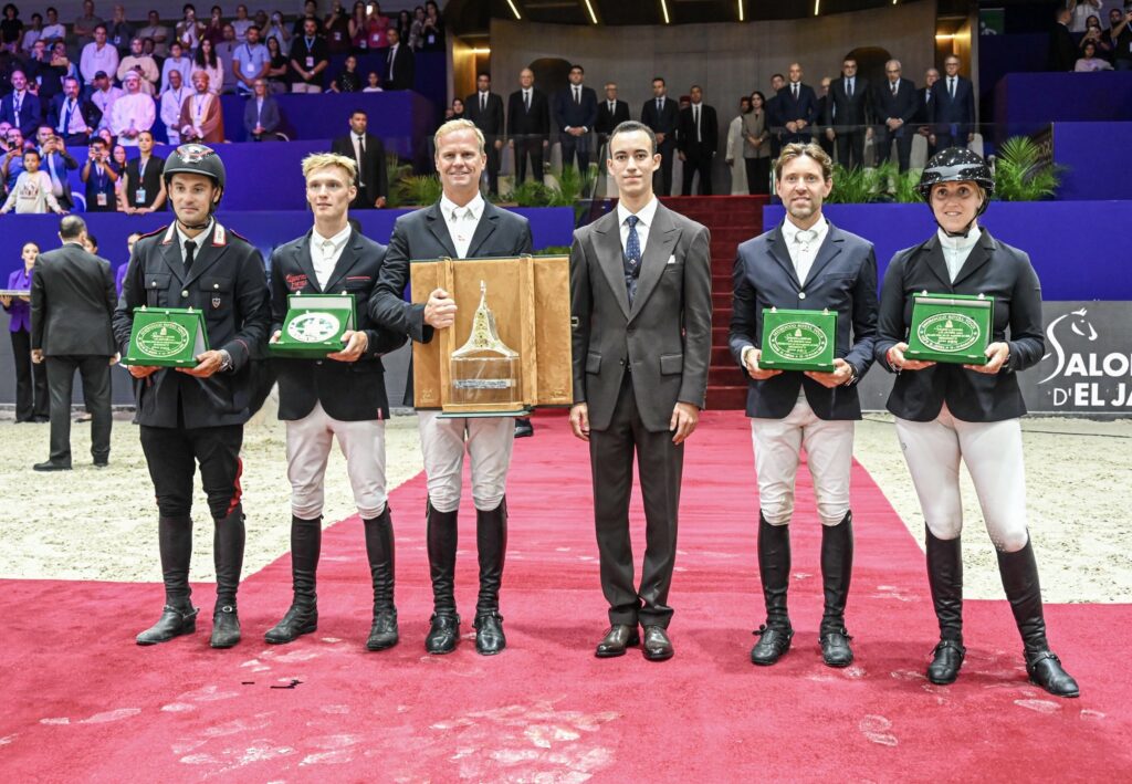Grand Prix of His Majesty King Mohammed VI podium, El Jadida 2026